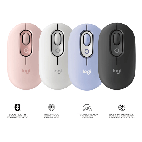 Logitech Pop Mouse Wireless With Customizable Emoji