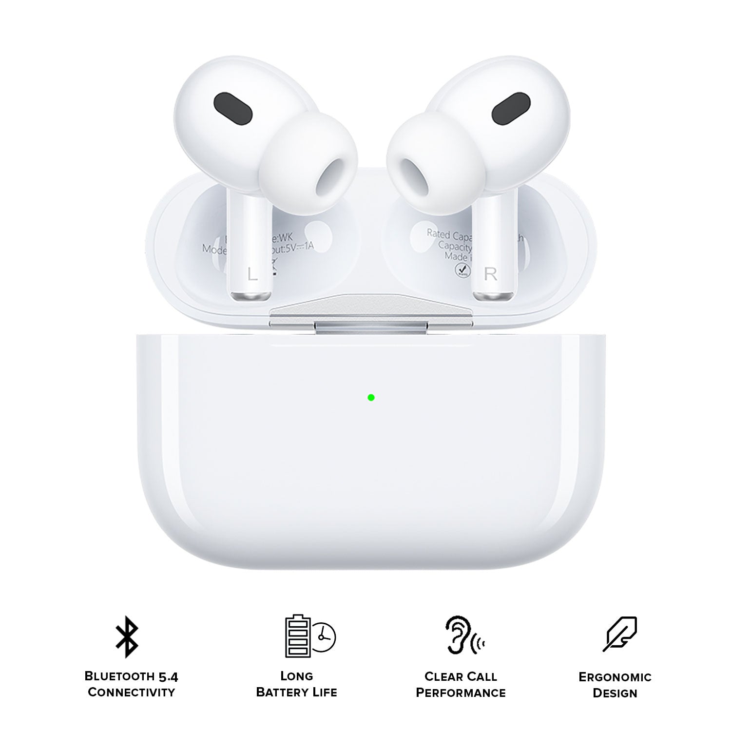 WEKOME Liton Series TWS Wireless Earpods (White) WS-25