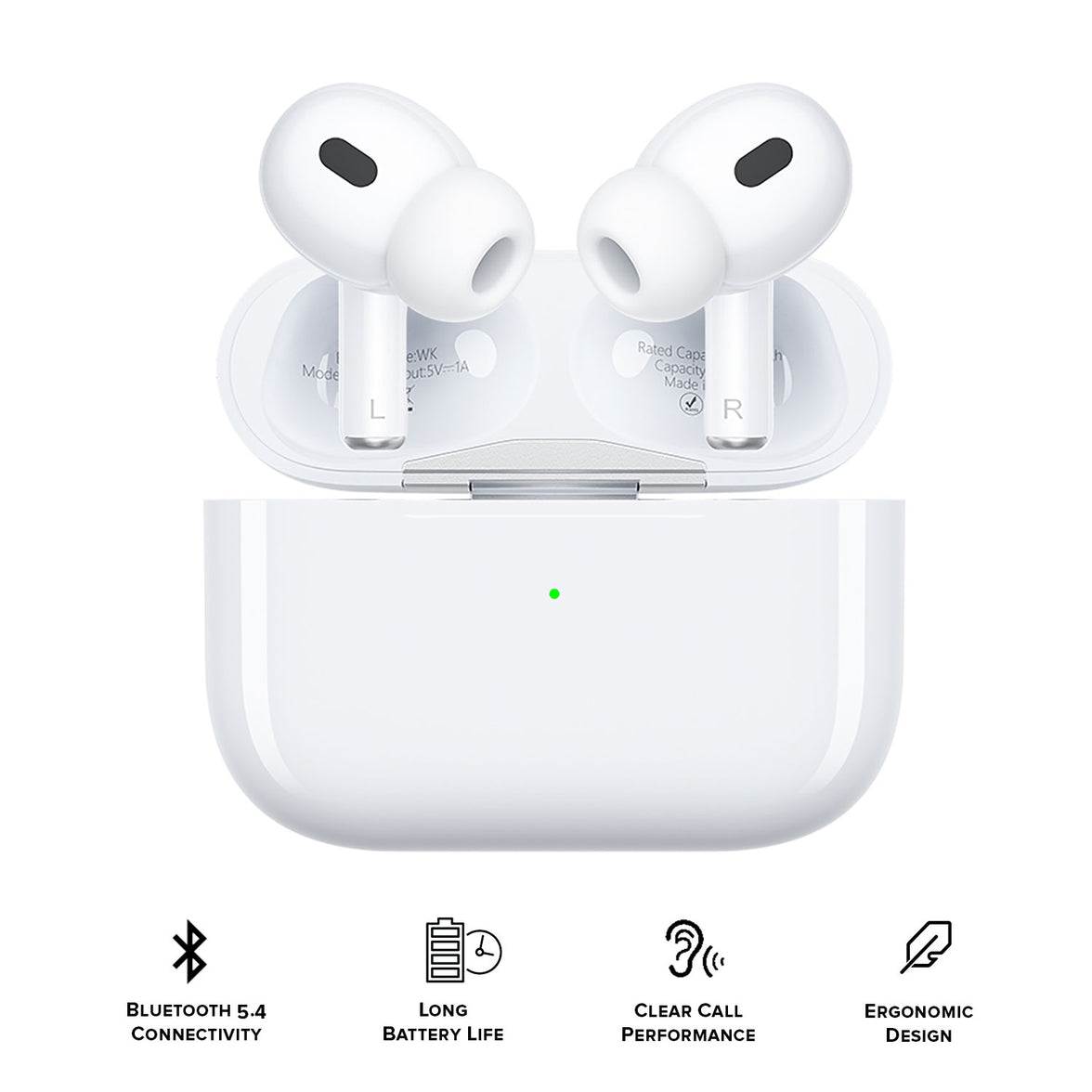 WEKOME Liton Series TWS Wireless Earpods (White) WS-25