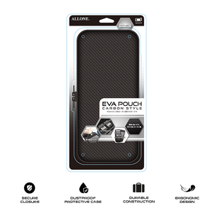 Allone Carbon EVA Pouch for Nintendo Switch 2 (Black) ALG-NS2EVBK