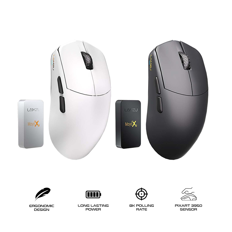 Lamzu Maya X Superlight 8K Wireless Gaming Mouse
