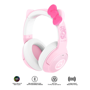 Razer Kraken Kitty V2 BT - Wireless Bluetooth RGB Headset with Kitty Ears - Hello Kitty and Friends Edition