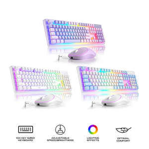Magegee V550 104-key  Wireless Membrane Keyboard & Mouse Combo RGB