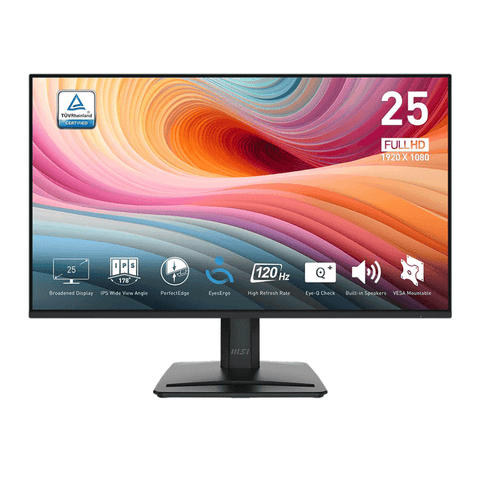 MSI Pro MP251 E2 24.5" FHD (1920x1080) 120Hz IPS Business Productivity Monitor