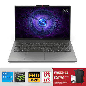 Lenovo LOQ Essential x90 83LK00A1PH 15.6" FHD i5-12450HX 8GB/512GB RTX 3050 Win11 Luna Grey
