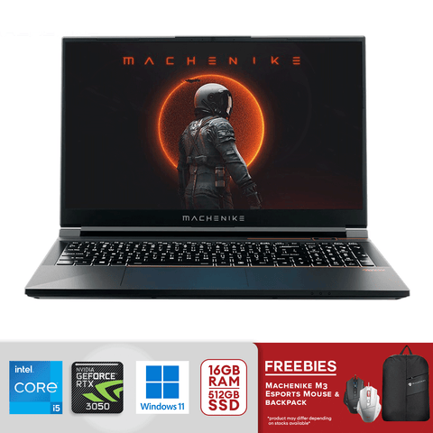 Machenike Star15 15.6"FHD i5-12450H 16GB/512GB SSD RTX3050 Win11 Pro