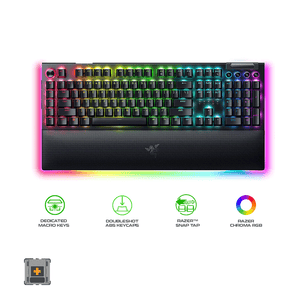 Razer BlackWidow V4 Pro 75% Mechanical Gaming Keyboard (Orange Switch)