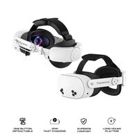Transnovo VR Head Strap with 10000 mAh Battery for Meta Quest 3S White