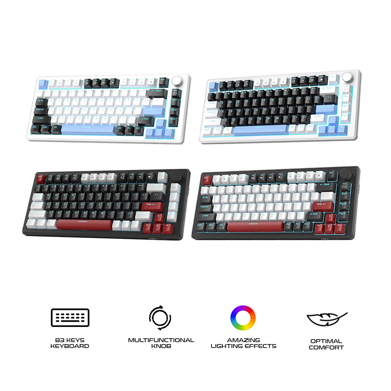 Magegee MK-Star75 83-key 75% layout Wired Mechanical Keyboard