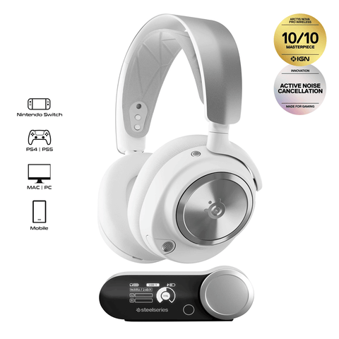 Steelseries Arctis Nova PRO Wireless Gaming Headset White [HS61524]