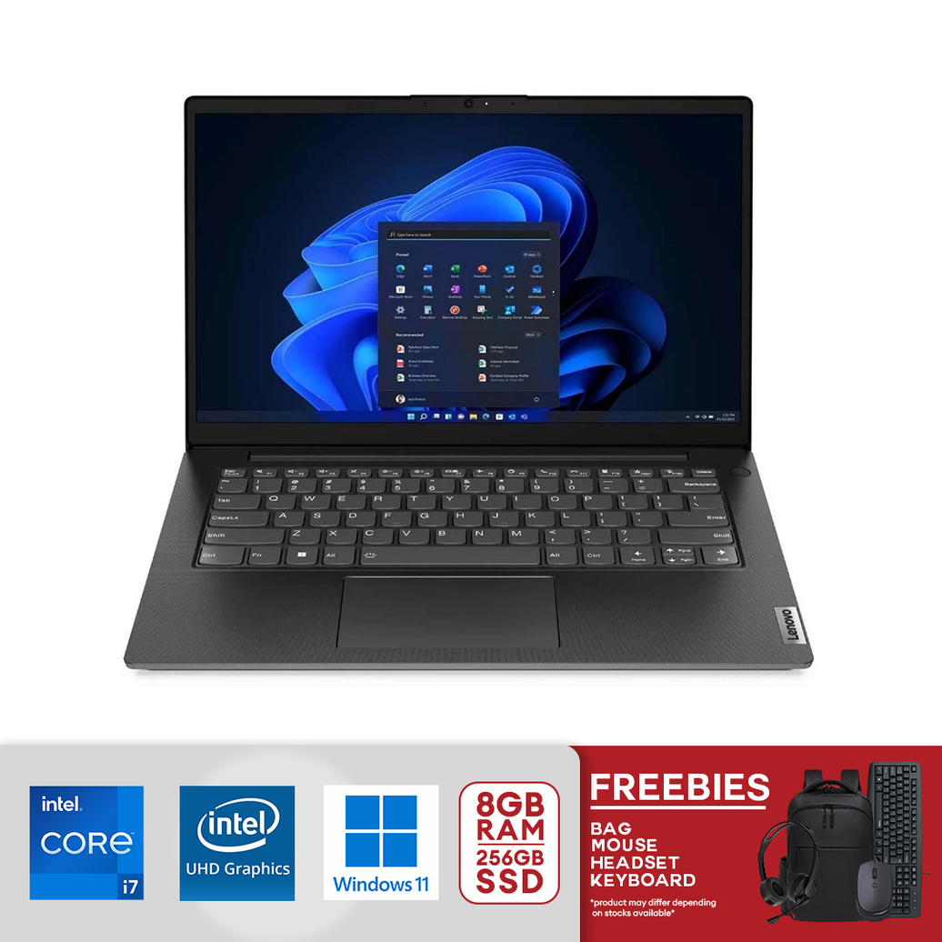 Lenovo V14 G4 IRU 14" FHD Intel Core i7-13620H 8GB RAM (upgradable to 16GB) - 256GB SSD (upgradable to 1TB) Intel UHD Graphics Win 11 Black
