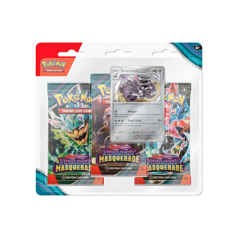 Pokemon: Pokemon TCG - Twilight Masquerade (SV06) 3 Pack Blister (ENG)