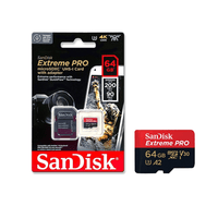 Sandisk Extreme Pro Sdsqxcu Microsdxc Uhs-I W/ Adapter 64GB