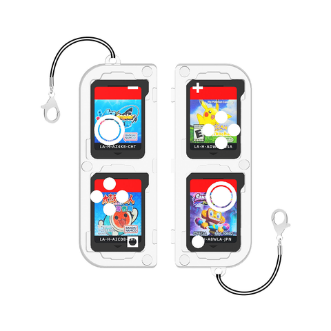 JYS-NS2295 Transparent Switch Game Card Storage Pendant For Nintendo Switch 2