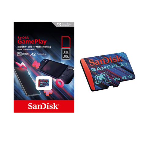 SanDisk GamePlay microSD Card for Mobile and Handheld Console Gaming (SDSQXAV)