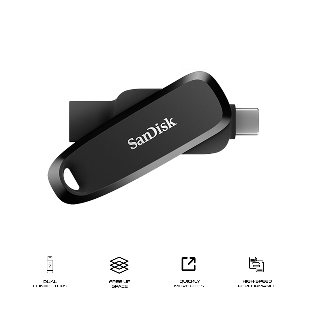 SanDisk Ultra SDDDC6 Phone Drive USB Type-C 128GB Black