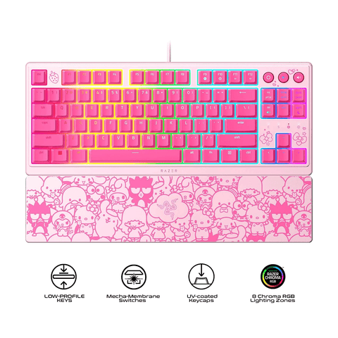 Razer Ornata V3 Tenkeyless - Hello Kitty and Friends Edition