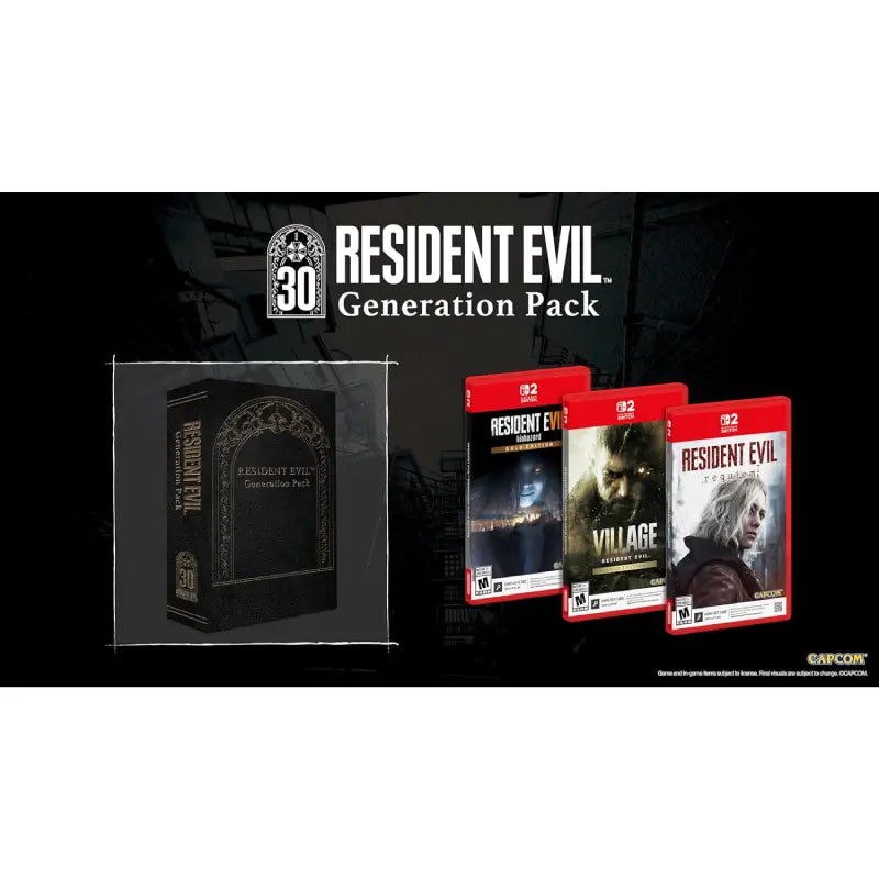 Nintendo Switch 2 Resident Evil Generation Pack