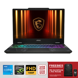 MSI Cyborg 15 B2RWEKG-249PH 15.6"FHD Core 5 210H 16GB/512GB SSD RTX 5050 Win11