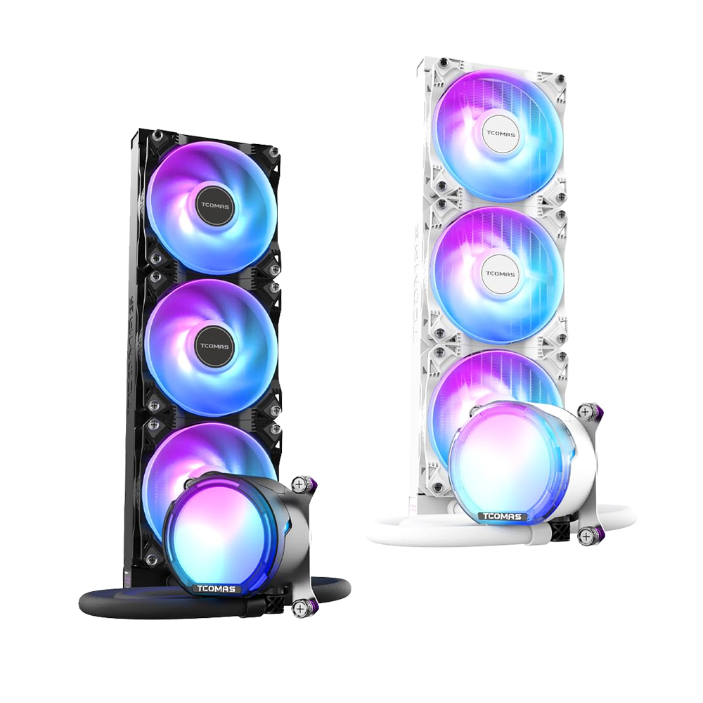TCOMAS LE100 ARGB 360mm AIO Liquid CPU Cooler