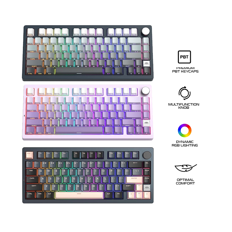 Magegee Light75 80-key Tri-mode 75% layout Mechanical Keyboard