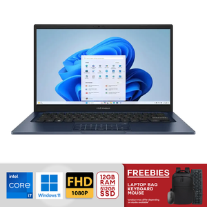 ASUS Vivobook 14 14" FHD Intel Core i7-1355U 12GB RAM / 512GB SSD (X1404V) Win 11 Quiet Blue