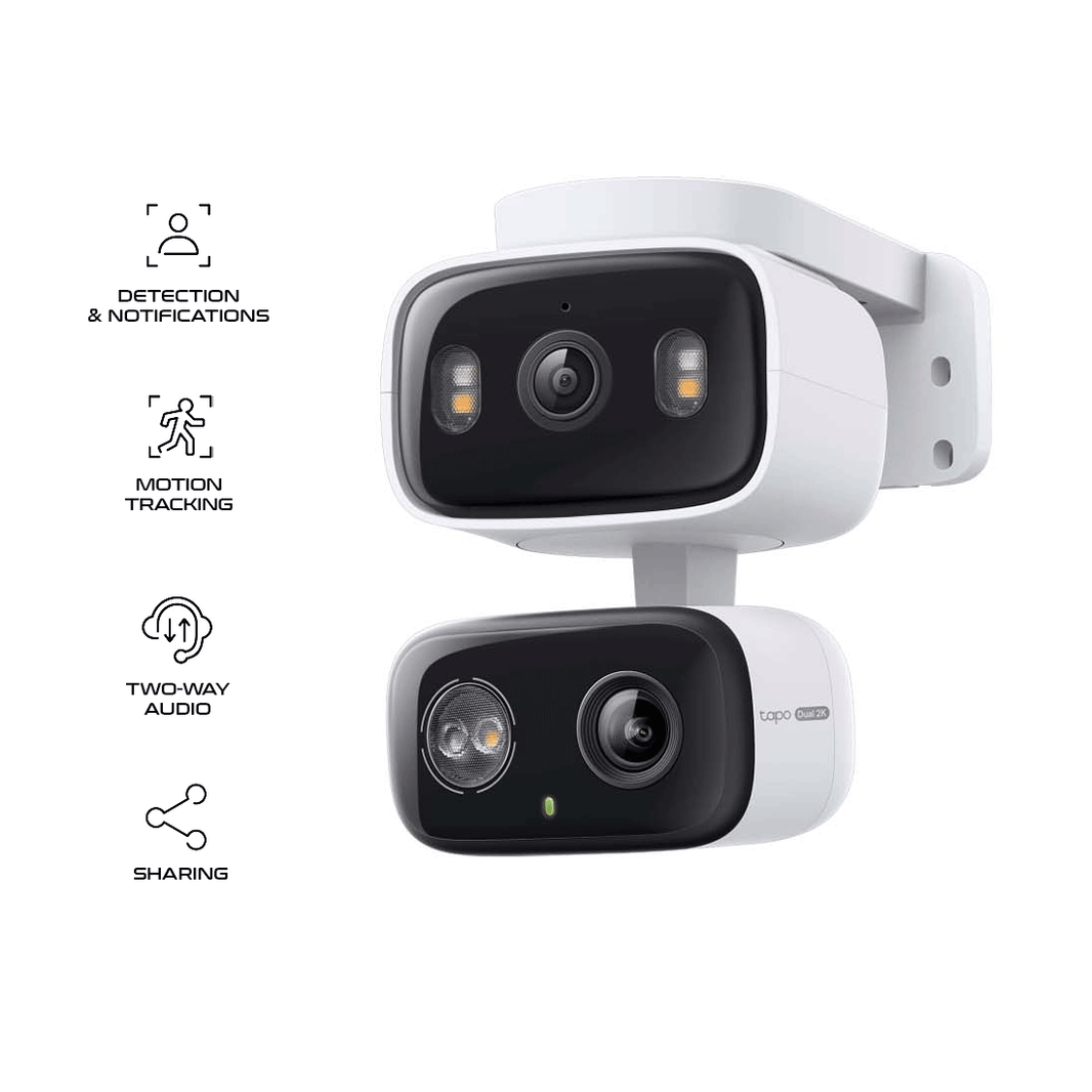 TP-Link Tapo C246D Indoor/Outdoor Dual Lens Pan/Tilt Security Camera