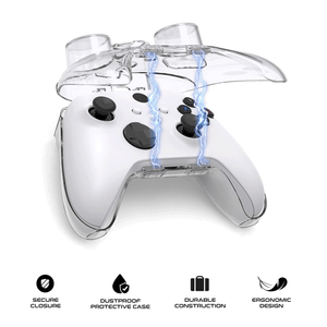 IINE Protective Case for Xbox Controller (Transparent Shell)