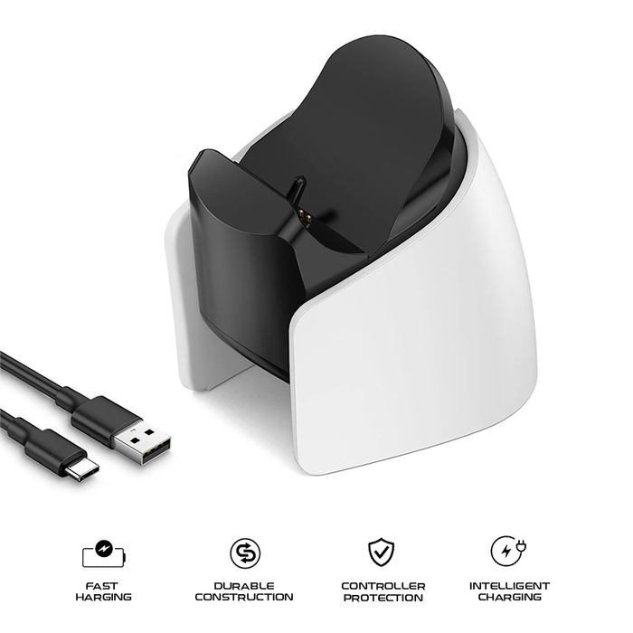 IINE Mini Charging Dock for PS5 Dual Sense/ Dual Sense Edge Controller L962