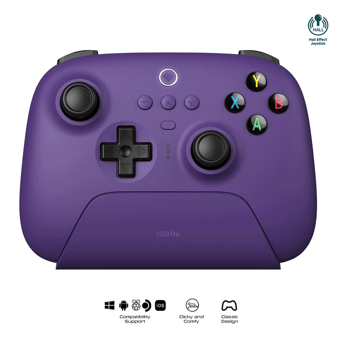 8Bitdo Ultimate Wireless 2.4G Controller Hall Ed. (Purple) 81HA09