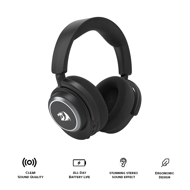 Redragon Nyx Pro Wireless Gaming Headset Black (H891)