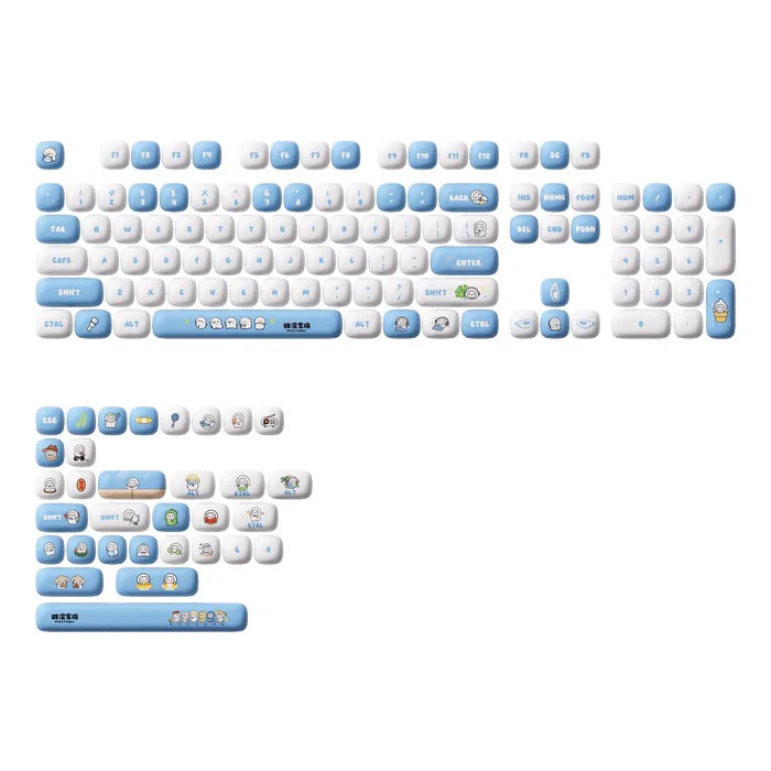 Akko Poco Family - Poco Seal Keycap Set MOG Profile 136 Keys