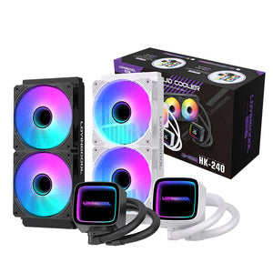 Lovingcool HK-W120-01 120mm AIO ARGB Liquid CPU Cooler with Display