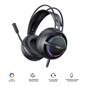 Onikuma X88 RGB Wired Gaming Headphone (Black)
