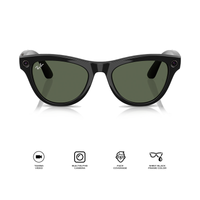 Ray-Ban Meta Skyler Smart Glasses w/ Meta AI G-15 Green Lens / Shiny Black US