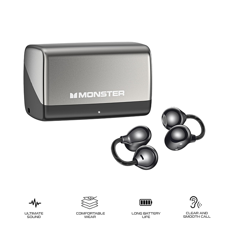 Monster Airclip AC700 Air Conduction Bluetooth Headphone MH22285