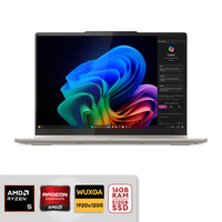 Lenovo Yoga 7 2-in-1 Copilot+ PC - 14" 2K OLED Touchscreen AMD Ryzen AI 5 -340 16GB LPDDR5X RAM / 512GB SSD AMD Radeon 840M Graphics Win 11 Seashell