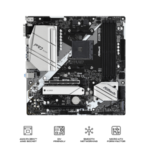 ASRock B550M Pro4 microATX AM4 DDR4 Motherboard
