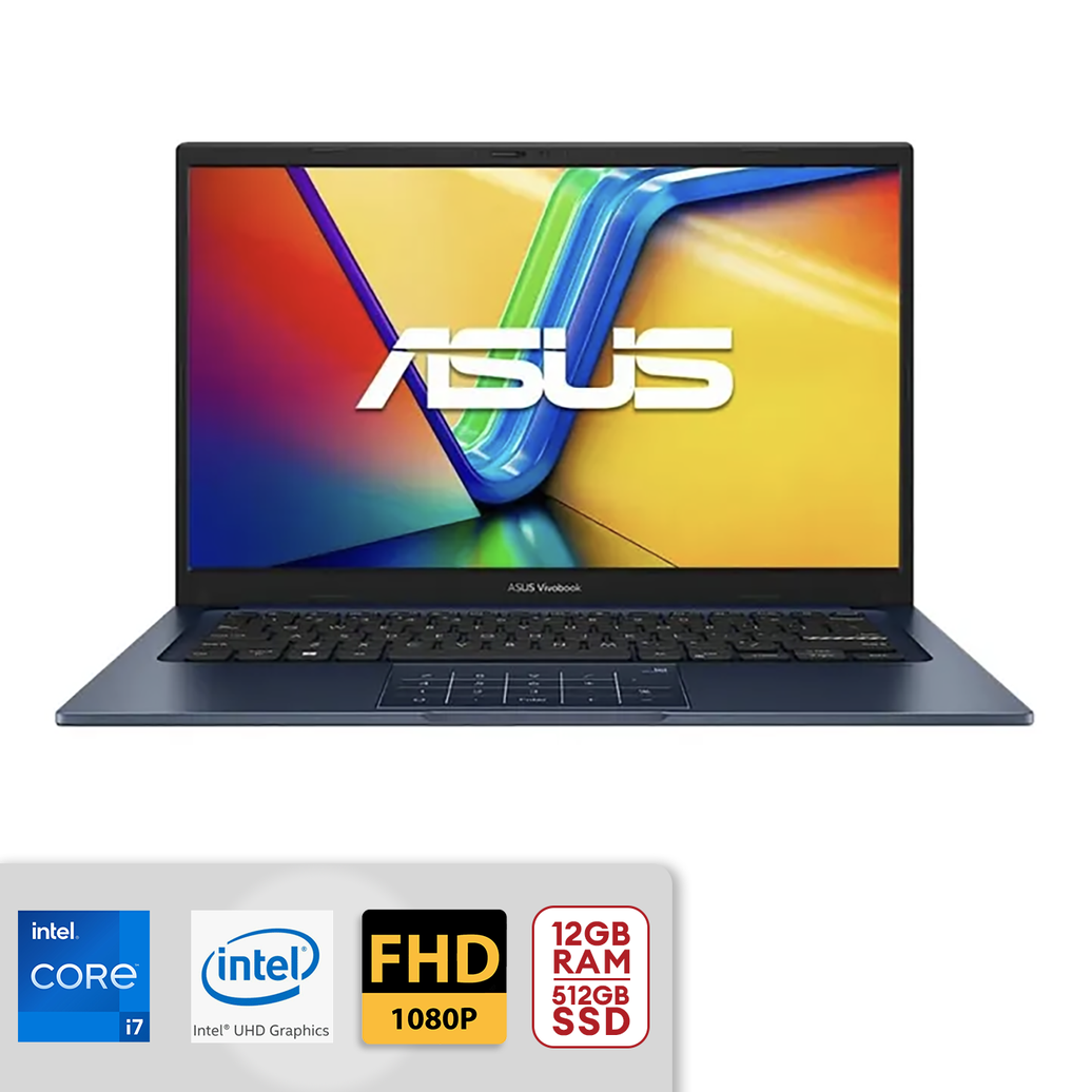ASUS Vivobook 14 14" FHD Intel Core i7-1355U 12GB RAM / 512GB SSD Intel UHD Graphics Windows 11 Home Quite Blue (X1404VA-I712512)