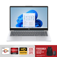 HP 14" HD Laptop AMD Athlon 7120 4GB RAM / 128GB UFS AMD Radeon Graphics Win 11 home 14-em0002wm Moonlight Blue