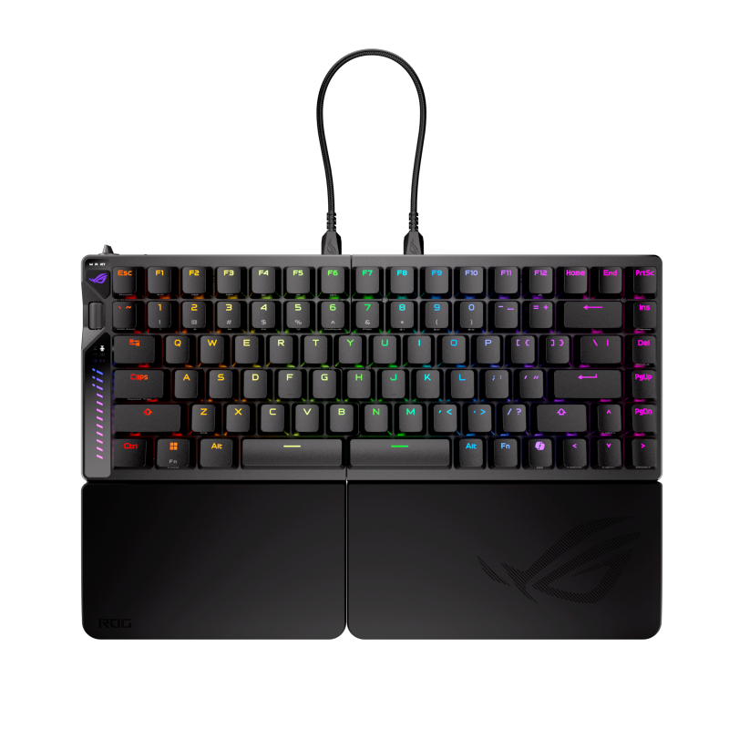 Asus ROG M703 Falcata Split Magnetic 75% Analog Gaming Keyboard (HFX V2 Magnetic Switch) 