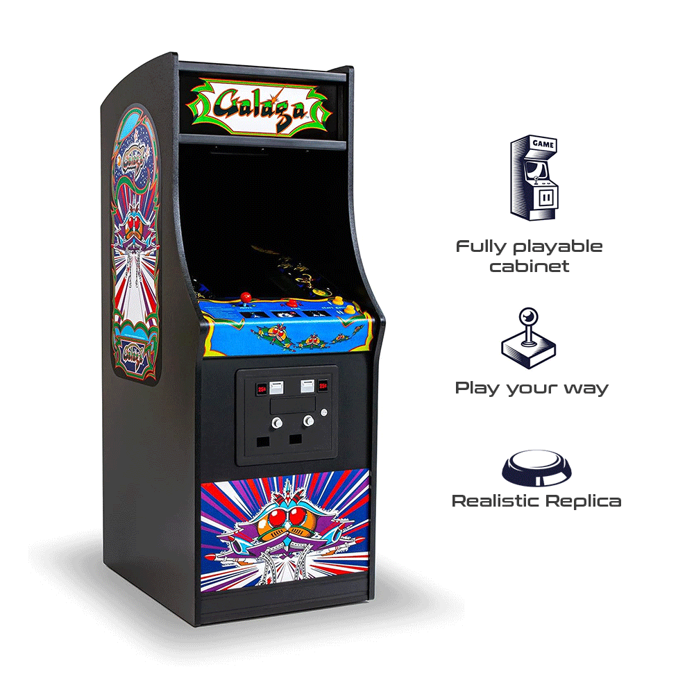 Galaga Quarter Scale Arcade Cabinet