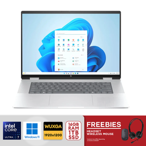 HP Envy 2-in-1 16" Intel Core Ultra 7 16GB/1TB SSD 16-ac0023dx Glacier Silver