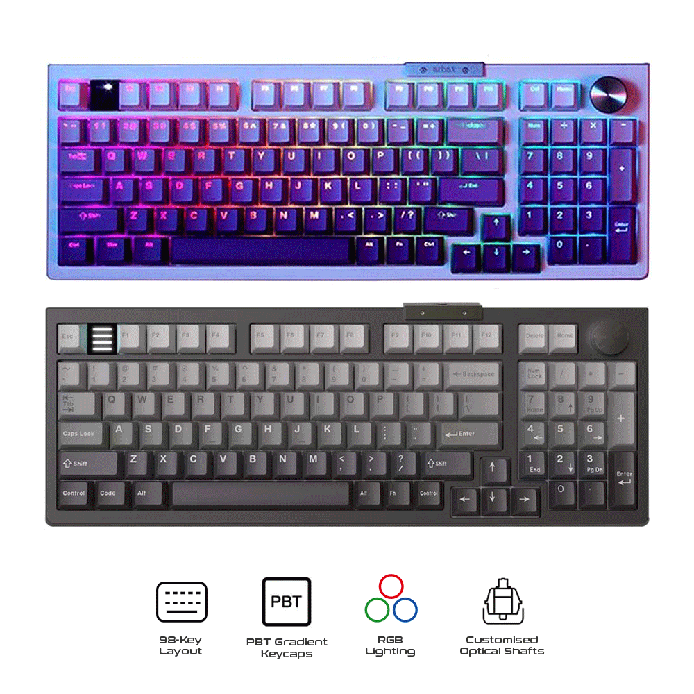 Darmoshark Top98 RGB Wired Gaming Keyboard