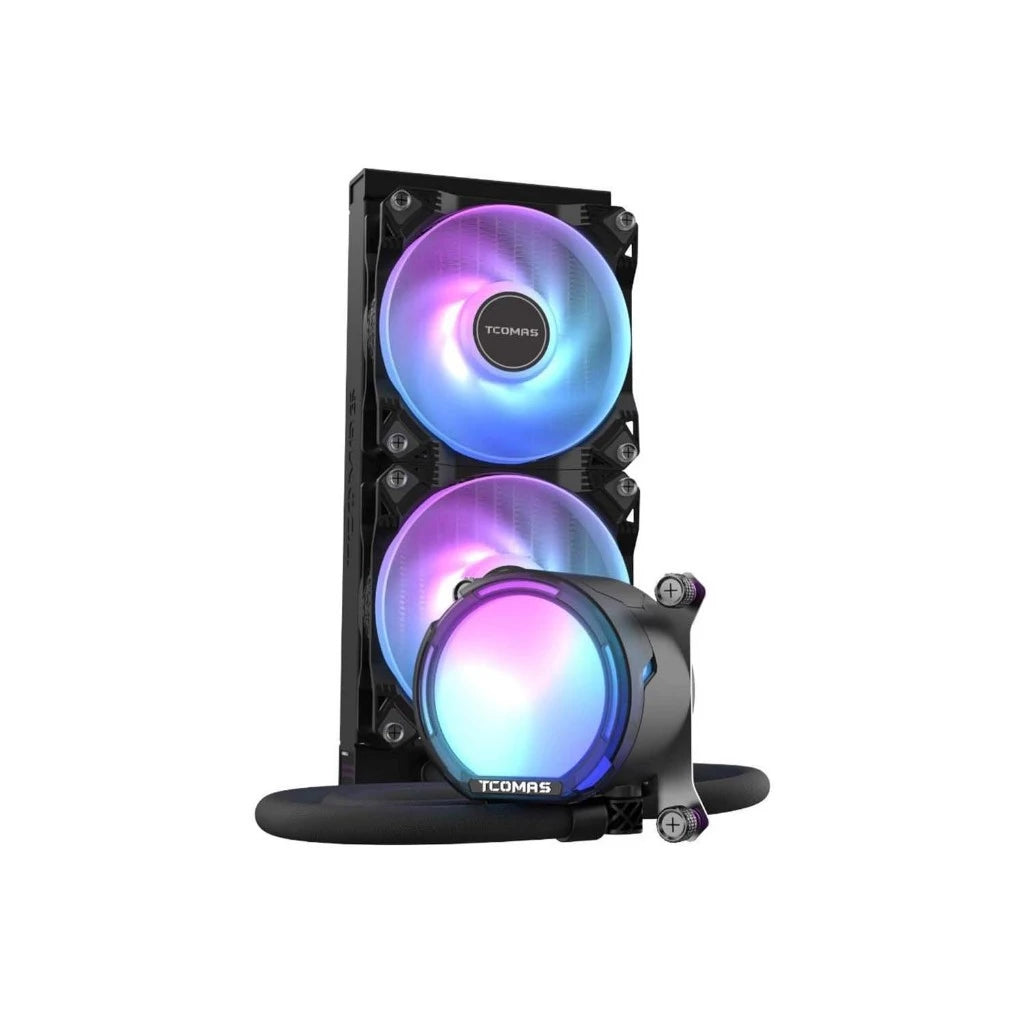 TCOMAS LE100 ARGB 240mm AIO Liquid CPU Cooler