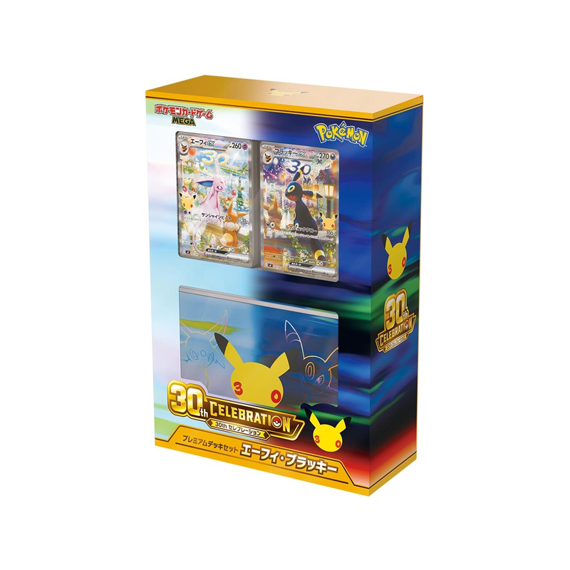 Pokemon TCG 30th Celebration Premium Deck Set (Espeon & Umbreon) (JPN)