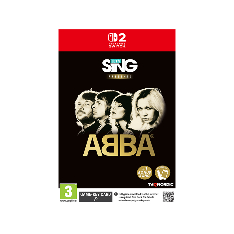 [PRE-ORDER] Nintendo Switch 2 Let's Sing ABBA Game Alone [2027 Edition] (Game Key Card) (EU)