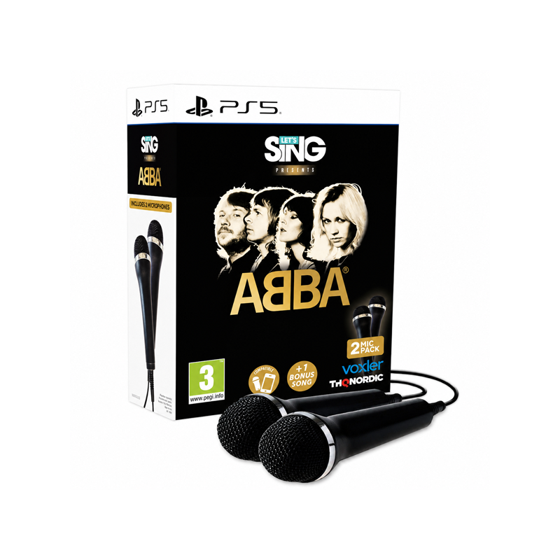 [PRE-ORDER] PlayStation 5 Let's Sing ABBA 2 Mic Bundle [2027 Edition] (EU)