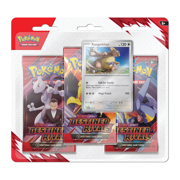 Pokemon TCG: Destined Rivals (SV10) 3-Pack Blister (ENG)