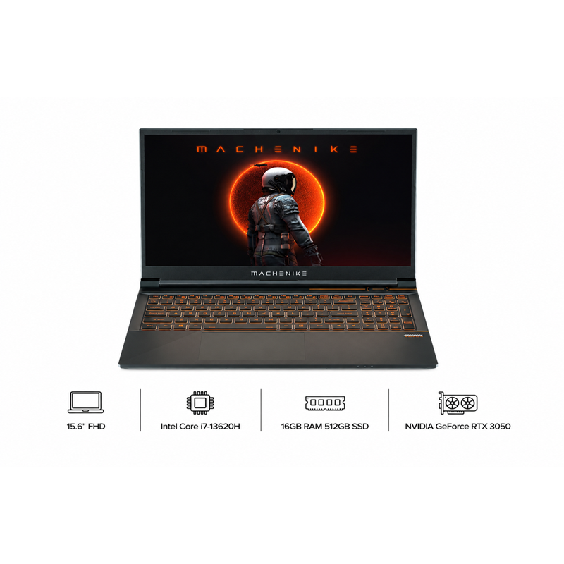 Machenike NB S15 15.6" FHD 144Hz Gaming Laptop Intel Core i7-13620H 16GB RAM / 512 SSD NVIDIA GeForce RTX 3050 Win 11 Pro